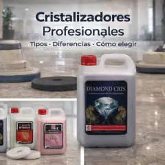 Cristalizadores profesionales para suelo. Productos y máquinas para dar brillo y proteger superficies.