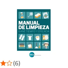 Manual de limpieza para una limpieza a fondo casa. Incluye iconos de productos y tareas de limpieza.
