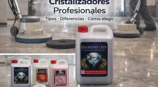 Cristalizadores profesionales para suelo. Productos y máquinas para dar brillo y proteger superficies.