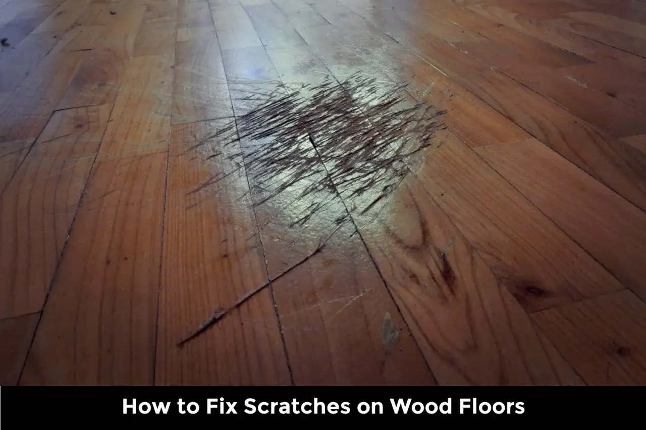 Parquet de madera con profundos rayones. Aprende como quitar rayones del parquet y restaurar su brillo.