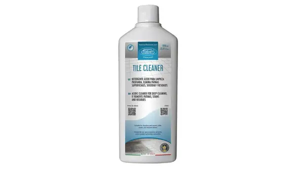 Botella de alcohol de limpieza para azulejos, marca Faber, para limpieza profunda de superficies.